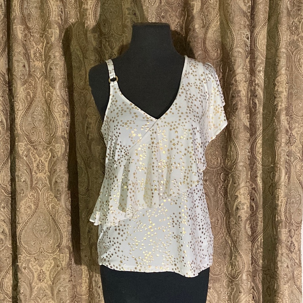Michael Kors asymmetrical star top